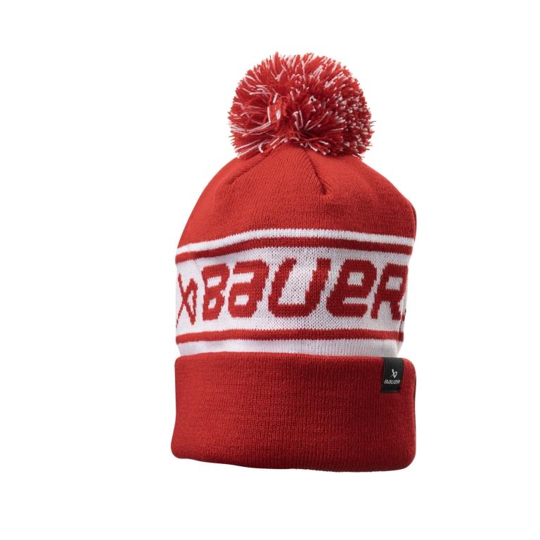 Bauer Mütze Team Ribbed Knit Pom