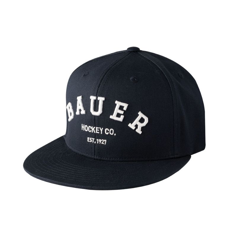 Bauer Cap Flat Brim Snapback Senior