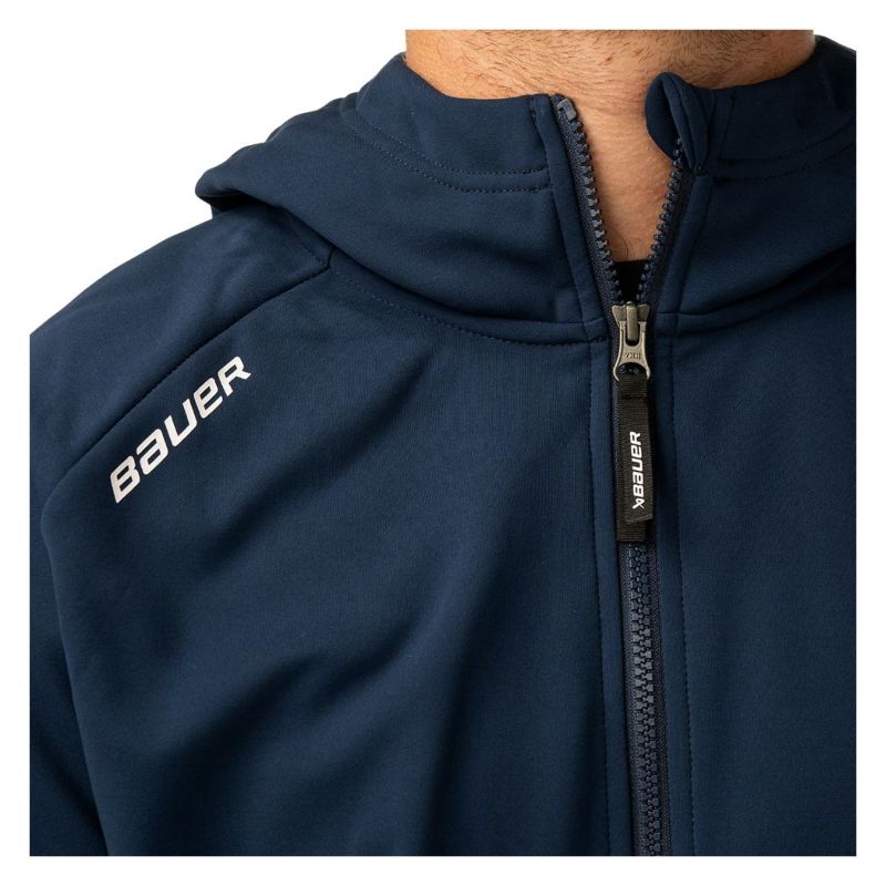 Bauer Fleece Zip Hoodie Team Senior