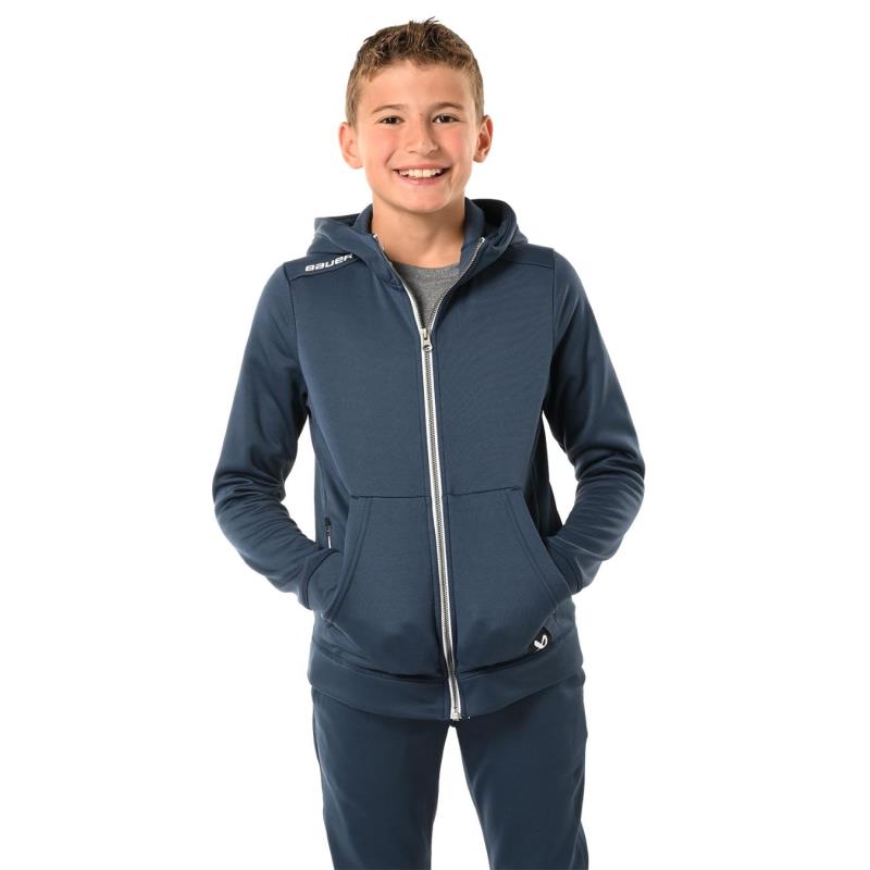 Bauer Fleece Zip Hoodie Team Youth