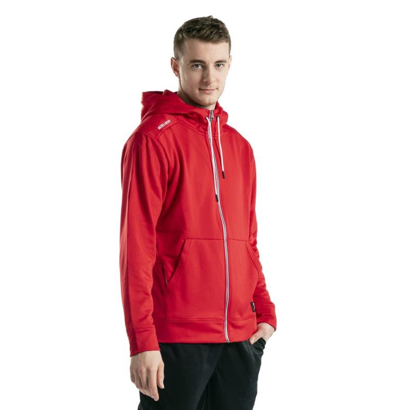 Bauer Fleece Zip Hoodie Team Senior