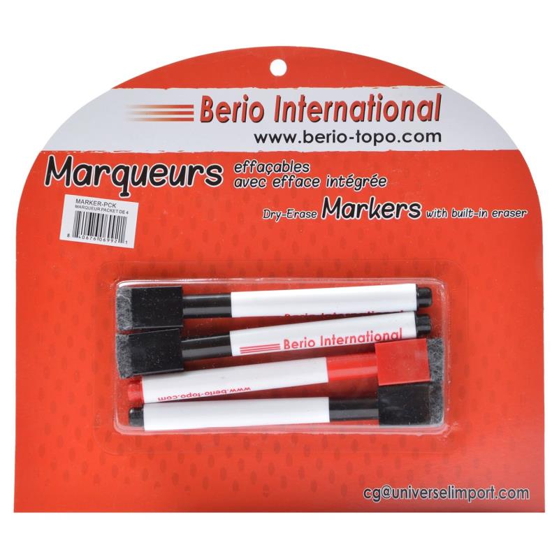 Berio Ersatzstift für Coachtafel - 4er Pack